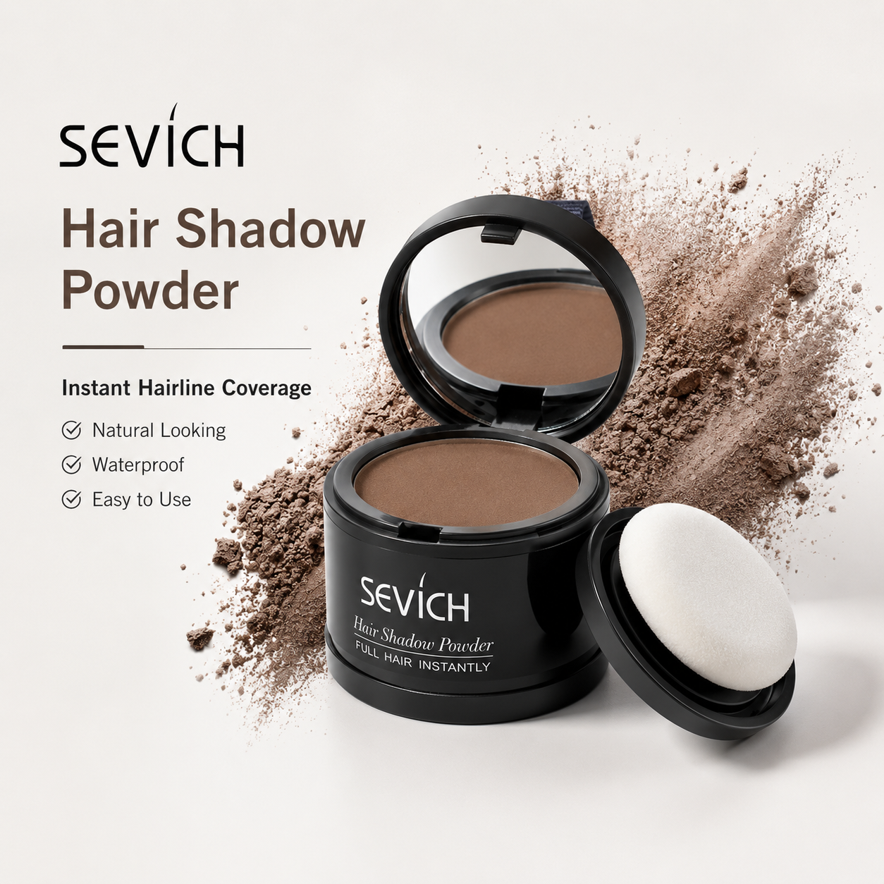 Sevich Hair Shadow Powder – Instant Hairline Touch-Up & Root Cover-Up Compact
