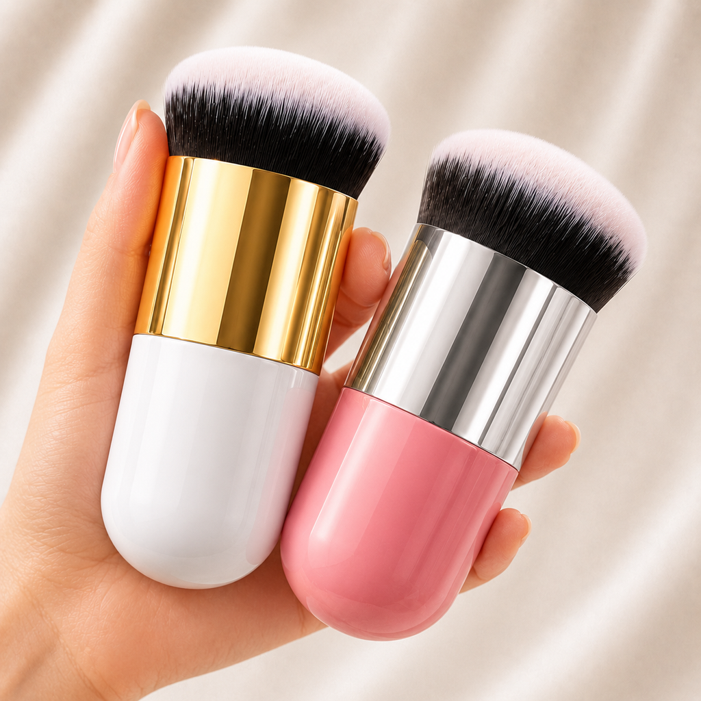 Chunky Kabuki Foundation Brush – Soft Big-Head Makeup Brush