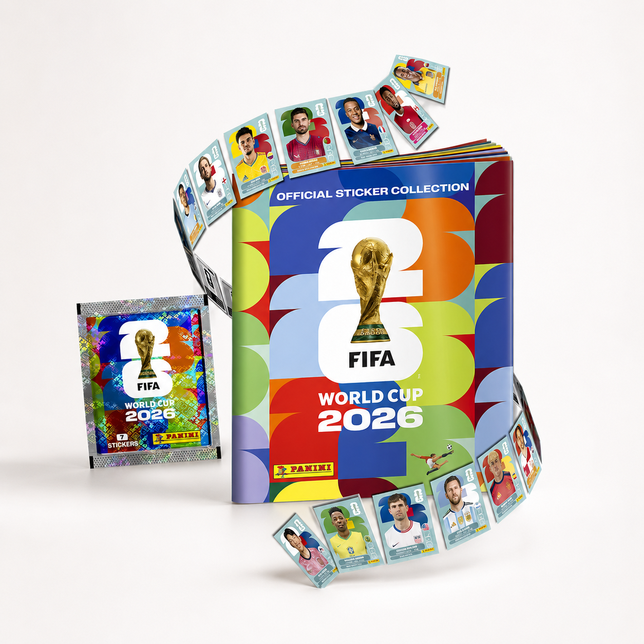 Panini FIFA World Cup 2026™ Official Sticker Collection Box – Soccer Collectible Gift Set