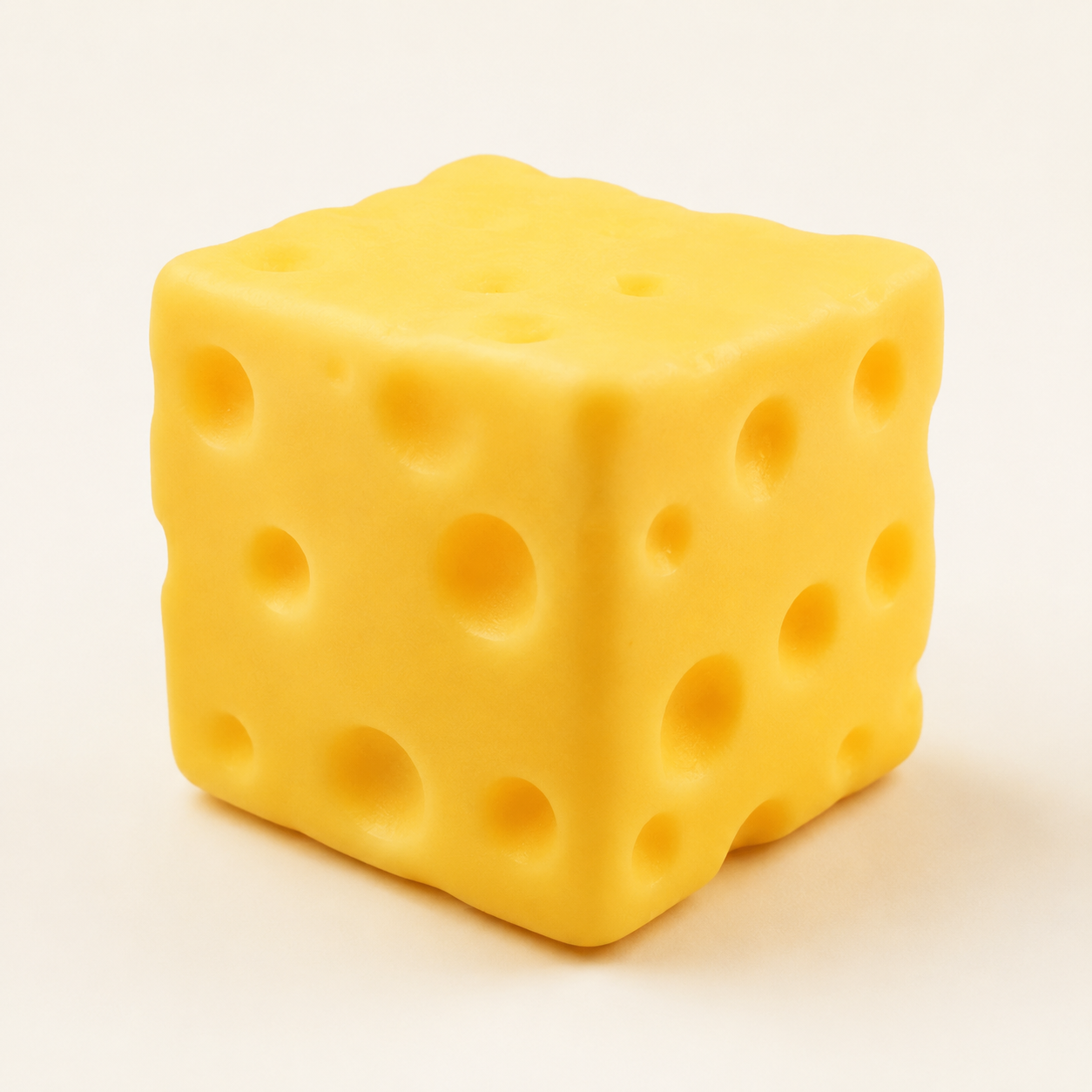 Squishy Cheese Cube Stress Relief Toy – Slow Rebound Fidget Cube