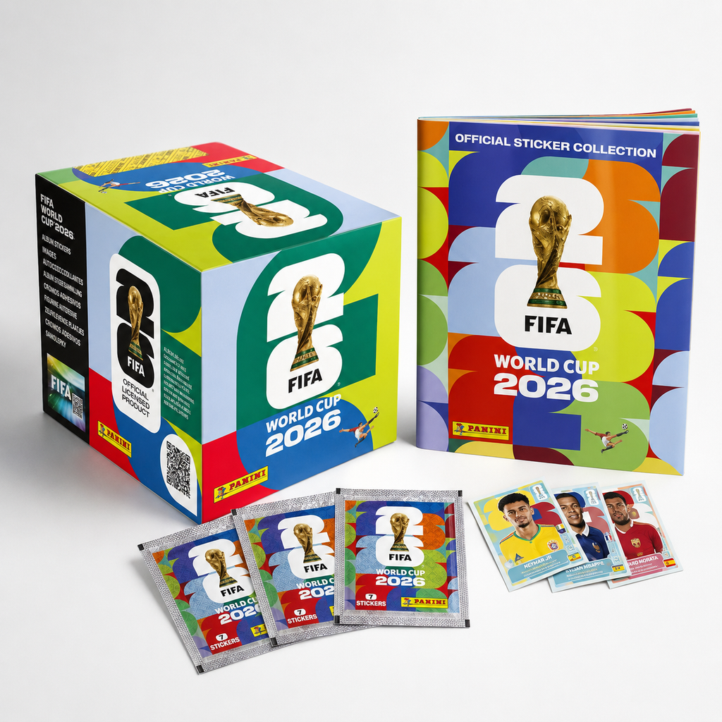 Panini FIFA World Cup 2026™ Official Sticker Collection Box – Soccer Collectible Gift Set
